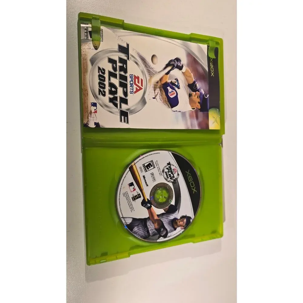 World Series Baseball 2K3 Triple Play 2002 Original Xbox Game Lot CIB